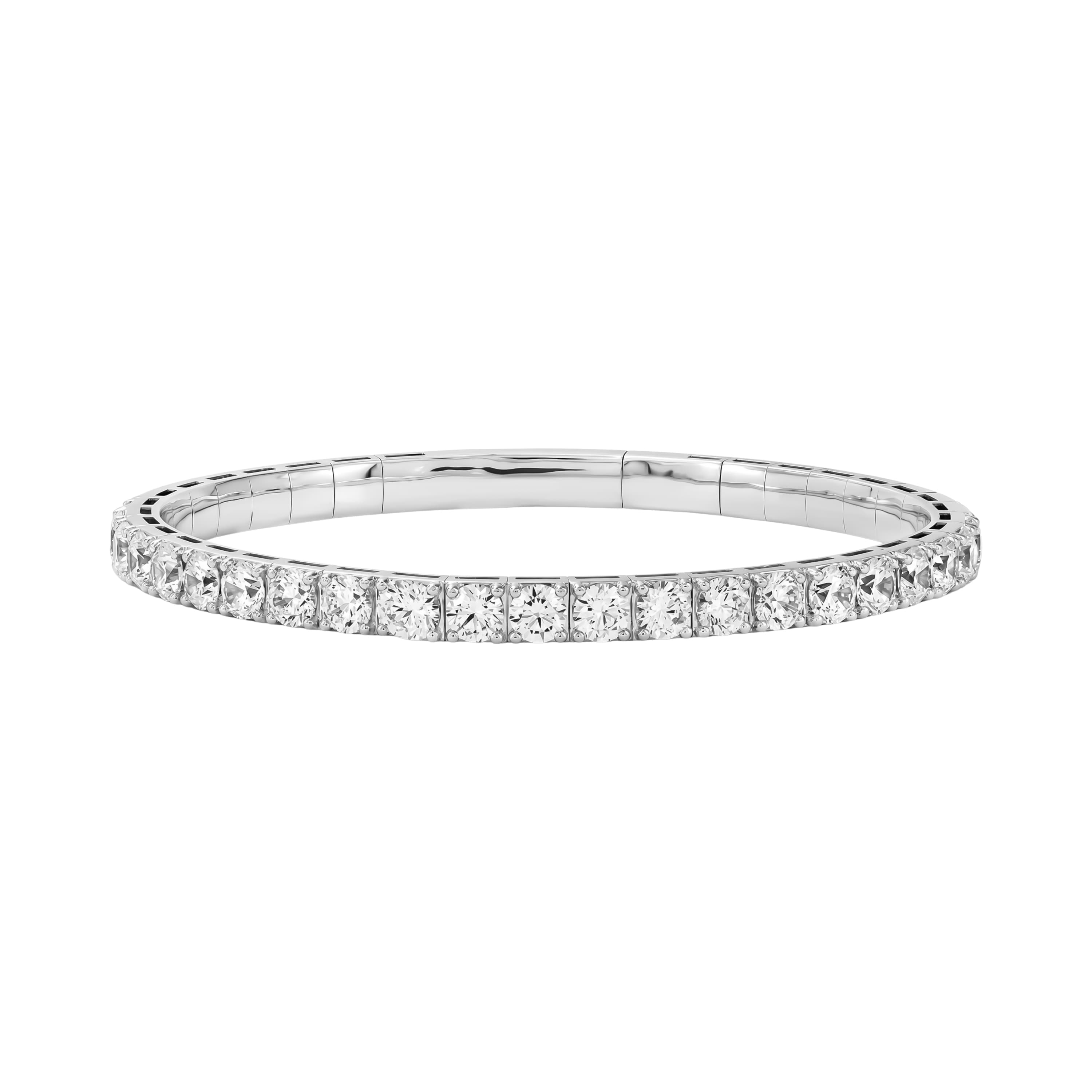 6 CTW LGD Flexible Half Bangle (6 ct. tw.) — View 1