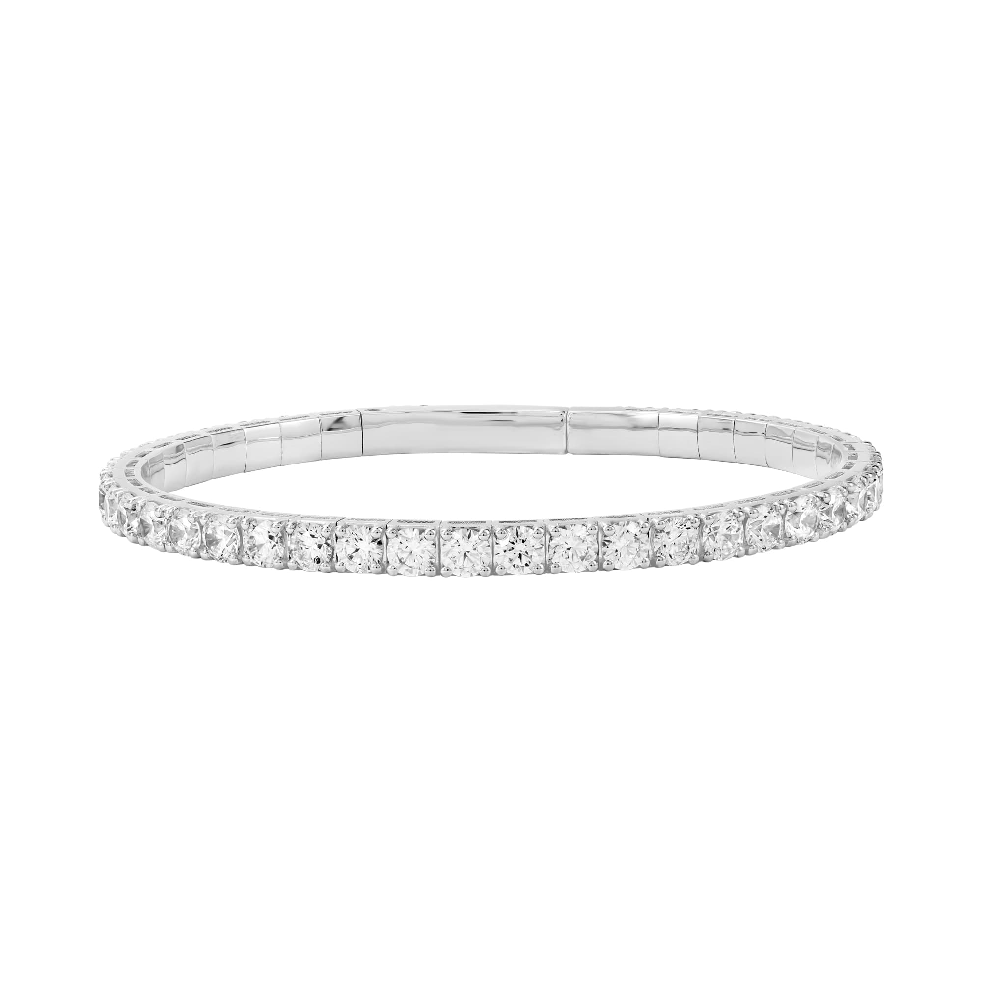 10 CTW Lab-Grown Diamond Flexible Bangle (10 ct. tw.) — View 1