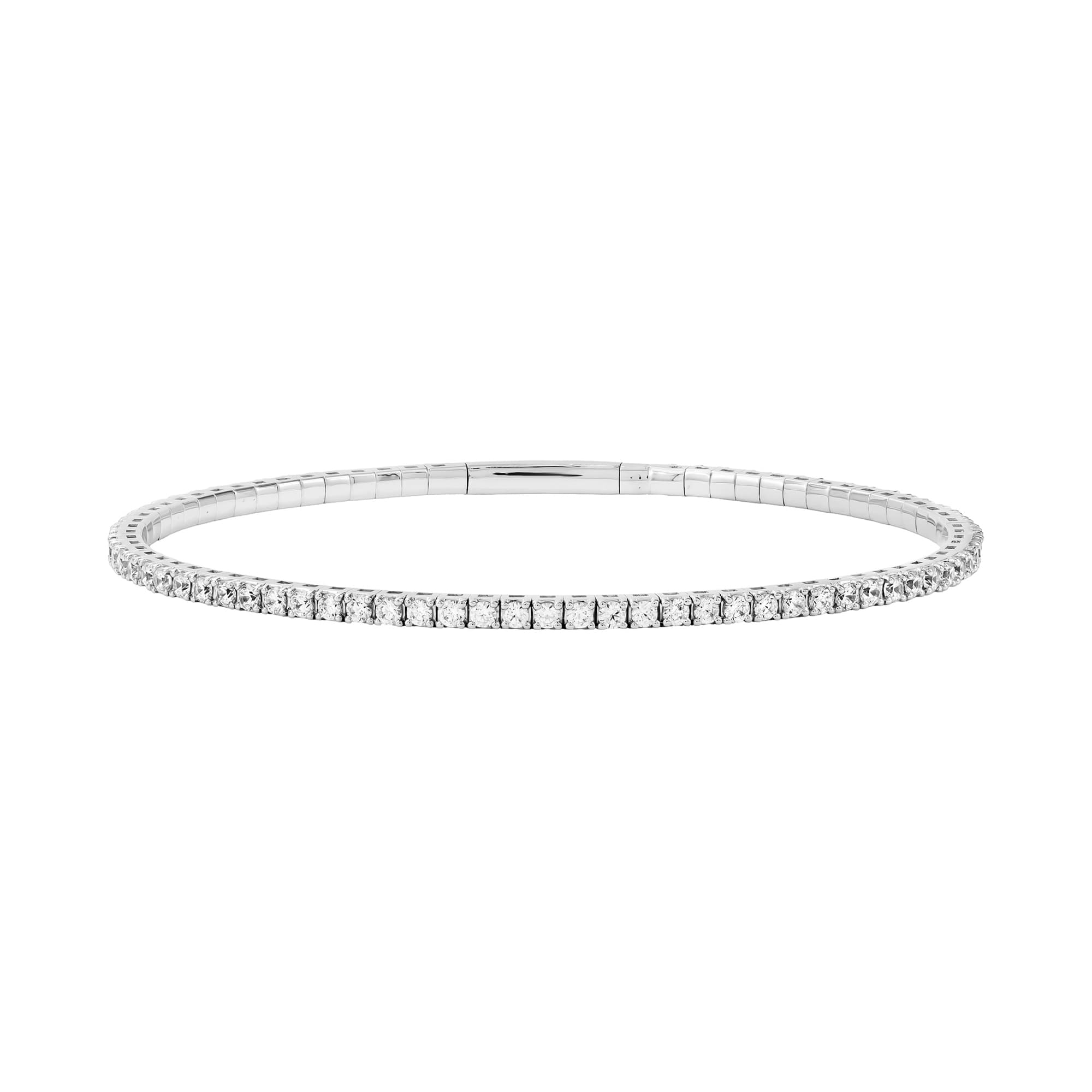 2 CTW Lab-Grown Diamond Flexible Bangle (2 ct. tw.) — View 1