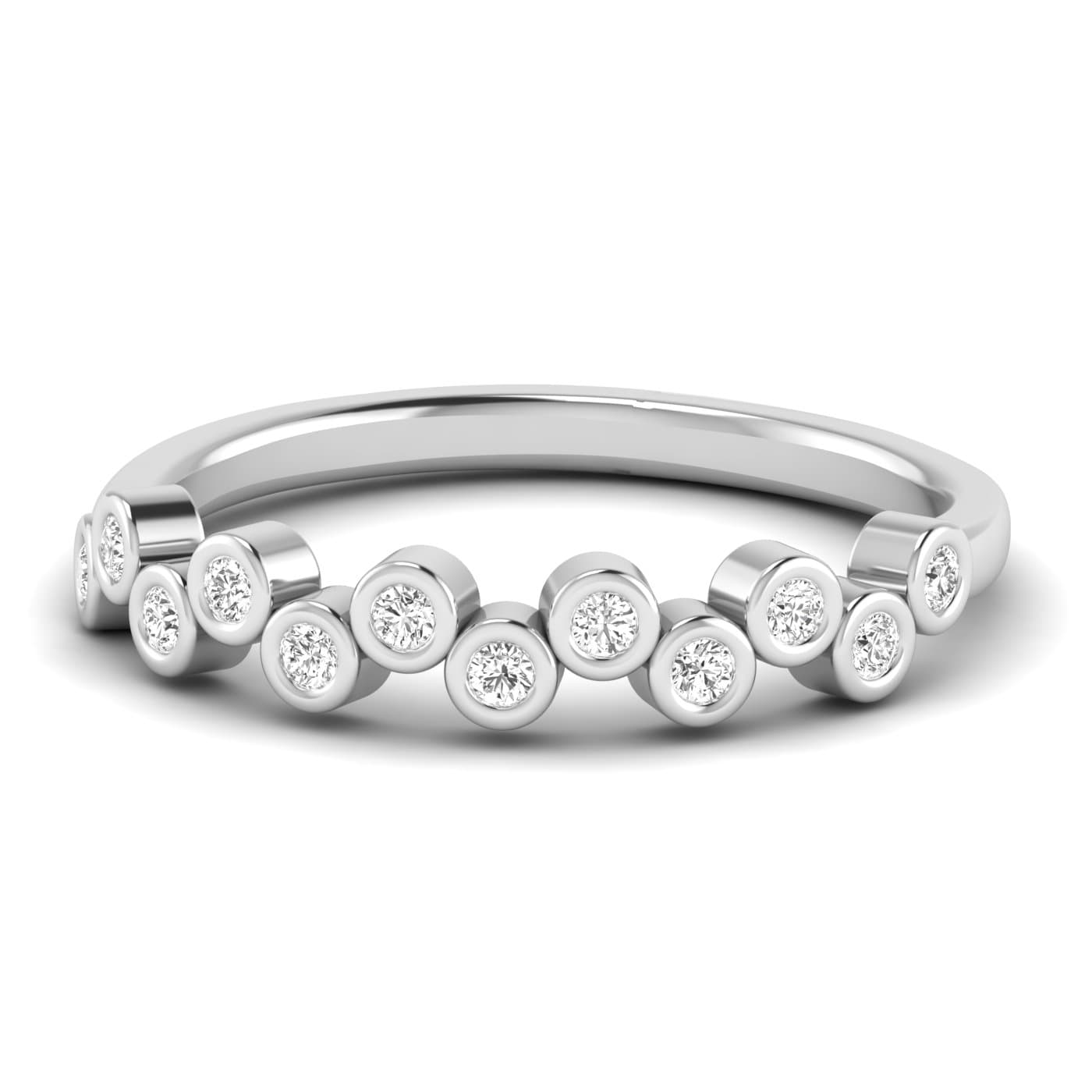 Lab Diamond Bezel Set Band 1/5 Ctw. (0.18 ct. tw.) — View 1