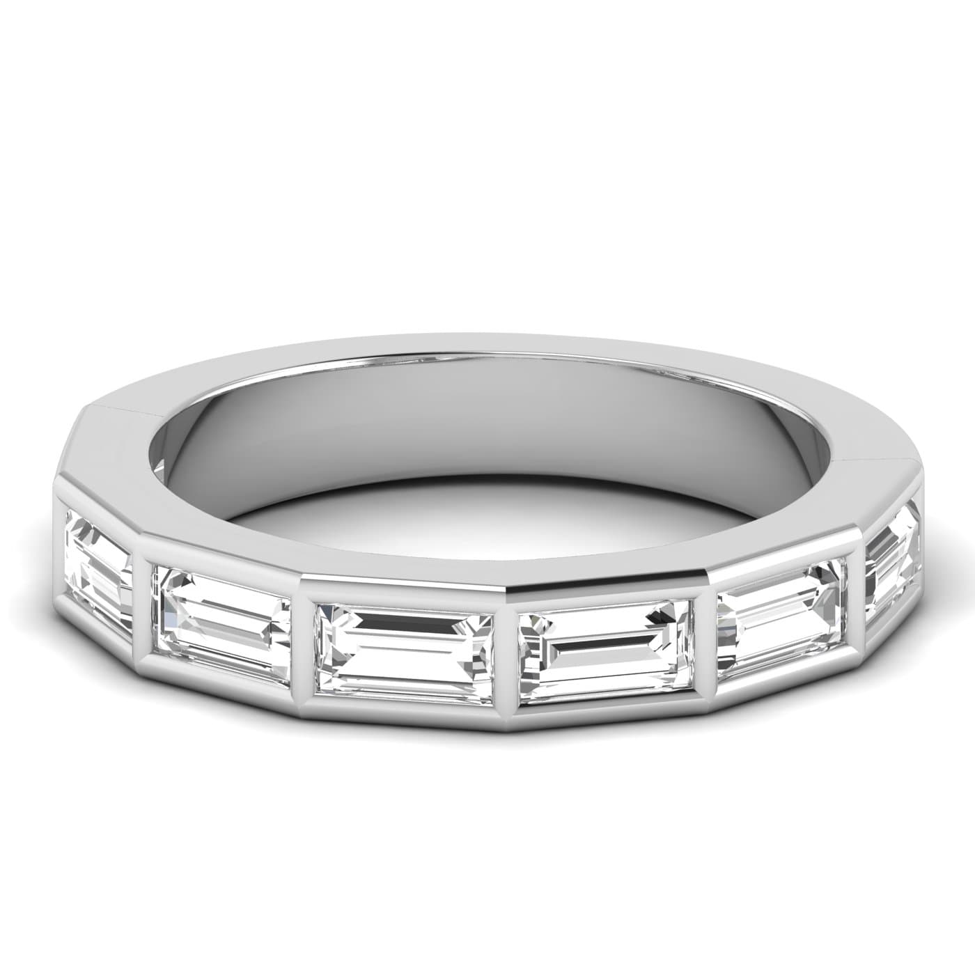 Lab Diamond Baguette Stackable Band 1 1/2 Ctw. (1.4 ct. tw.) — View 1