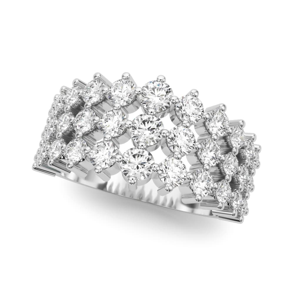 85092-2 3 Row Fashion Ring (1.83 ct. tw.) — View 1