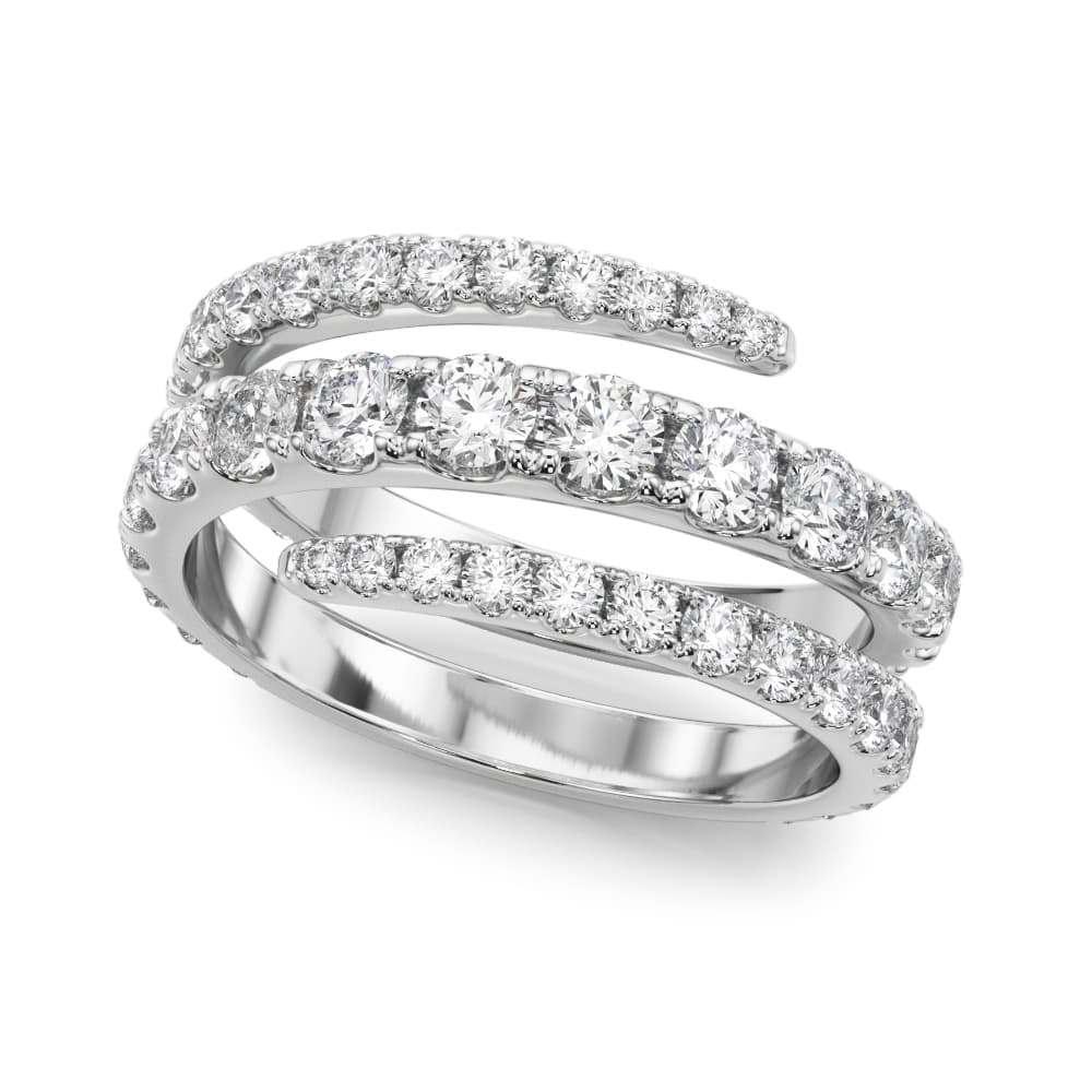 Split Shank Swirl Ring (1.55 ct. tw.) — View 1