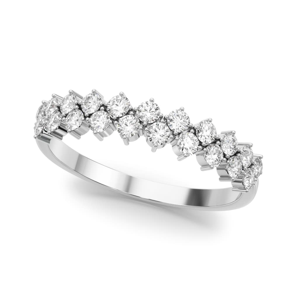 2-Row Prong-Set Wedding Band (0.53 ct. tw.) — View 1
