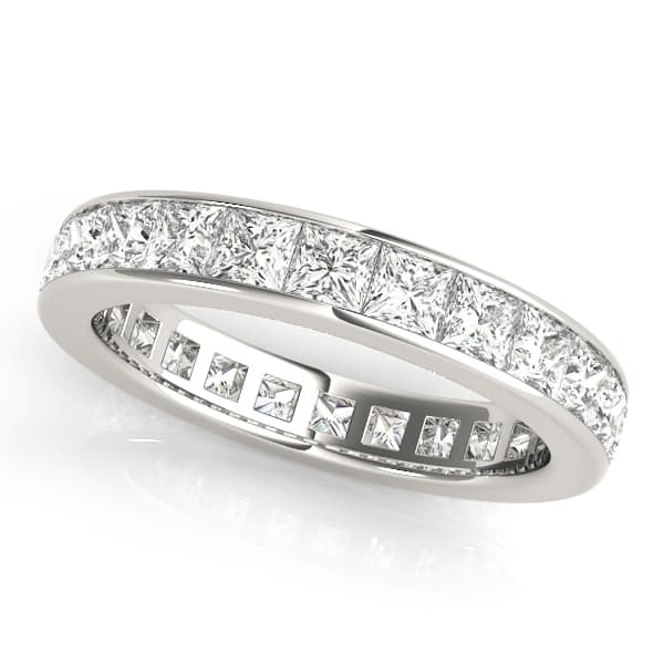 2.5 mm Sq Channel Eternity — 2.5 mm (3 ct. tw.) — View 1