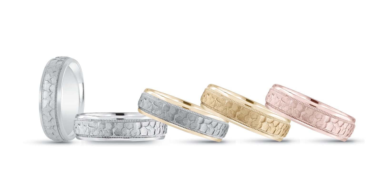 6Mm Standard Wt Mens Band — 6MM — White Gold