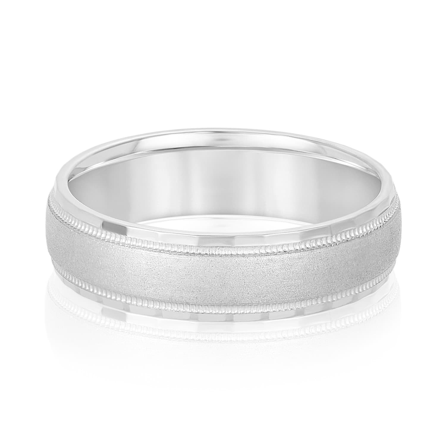 6Mm Standard Wt Mens Band — 8MM — View 1