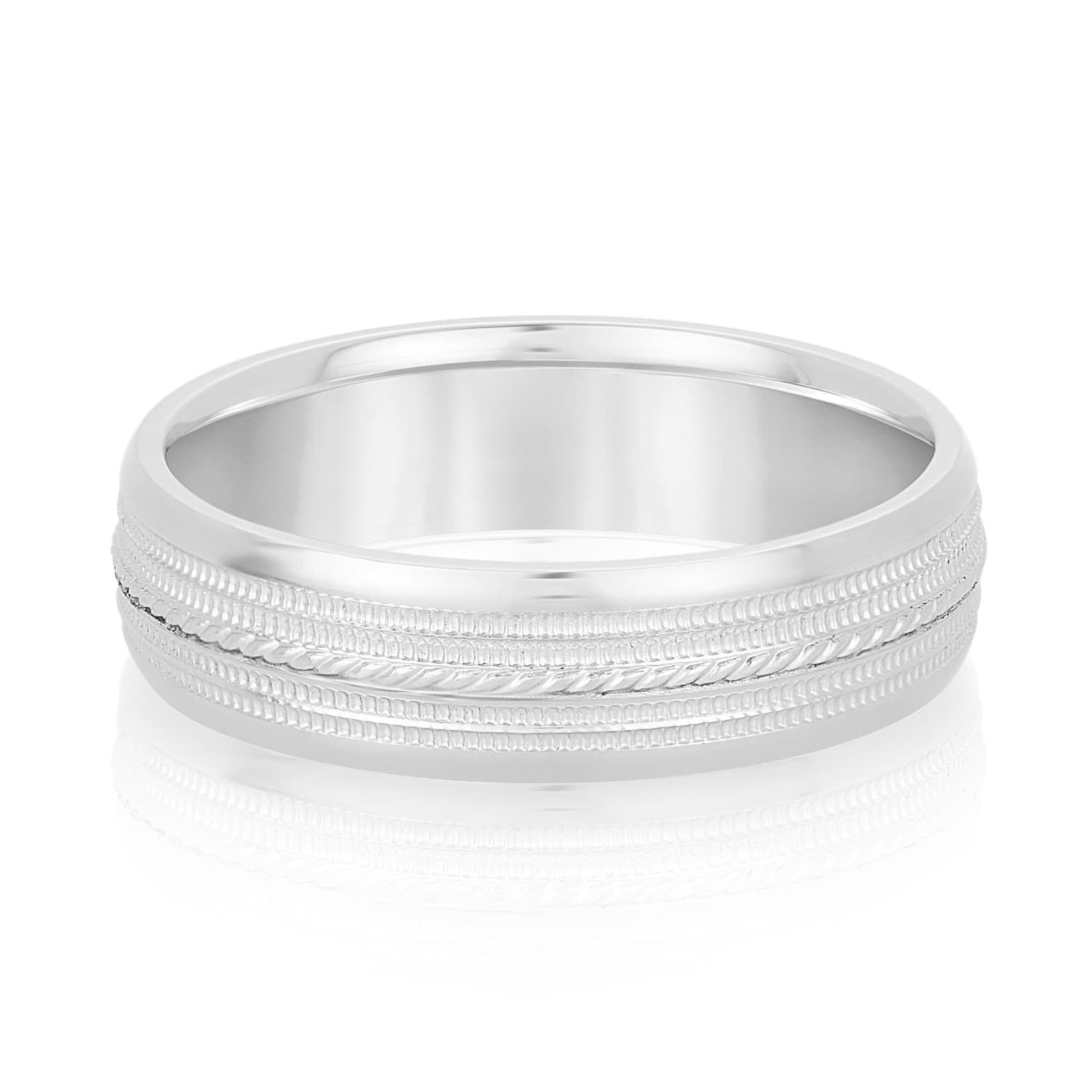 6Mm Light Wt Mens Band — 6MM — View 1