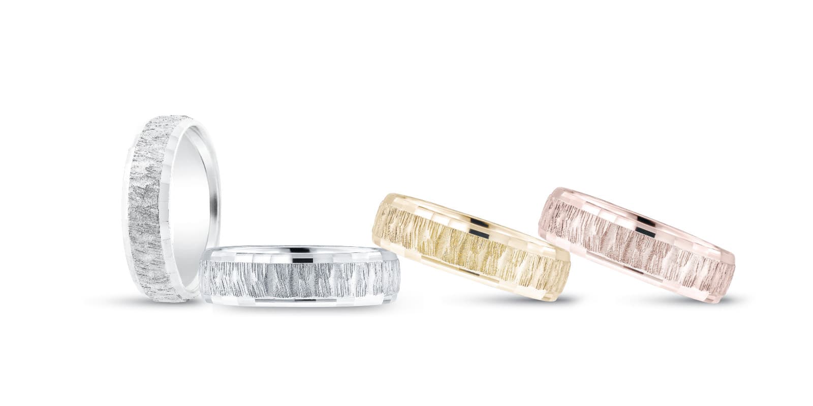 7Mm Light Wt Mens Band — 7MM — White Gold