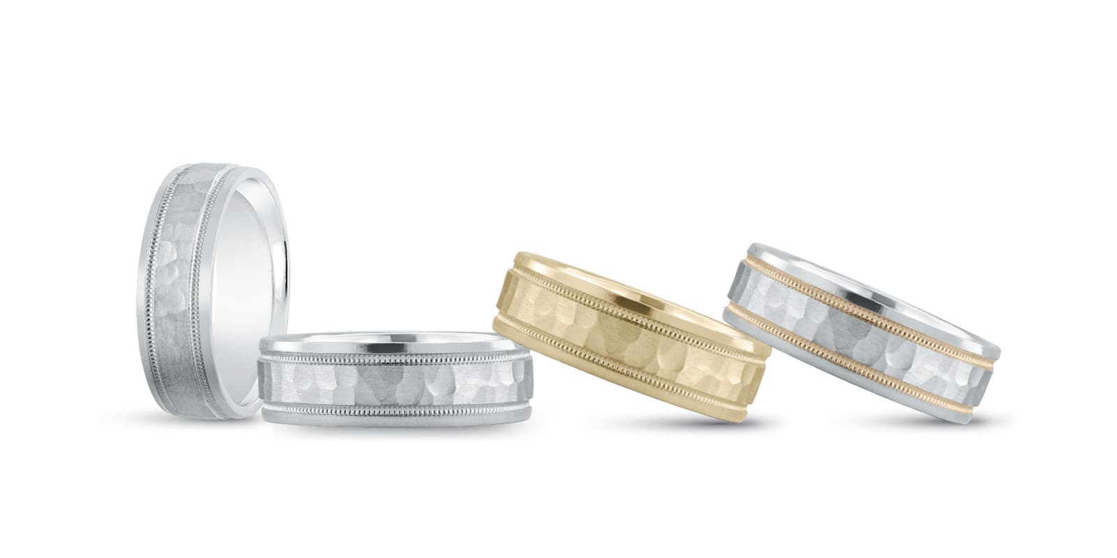 7Mm Standard Wt Mens Band — 5MM — White Gold
