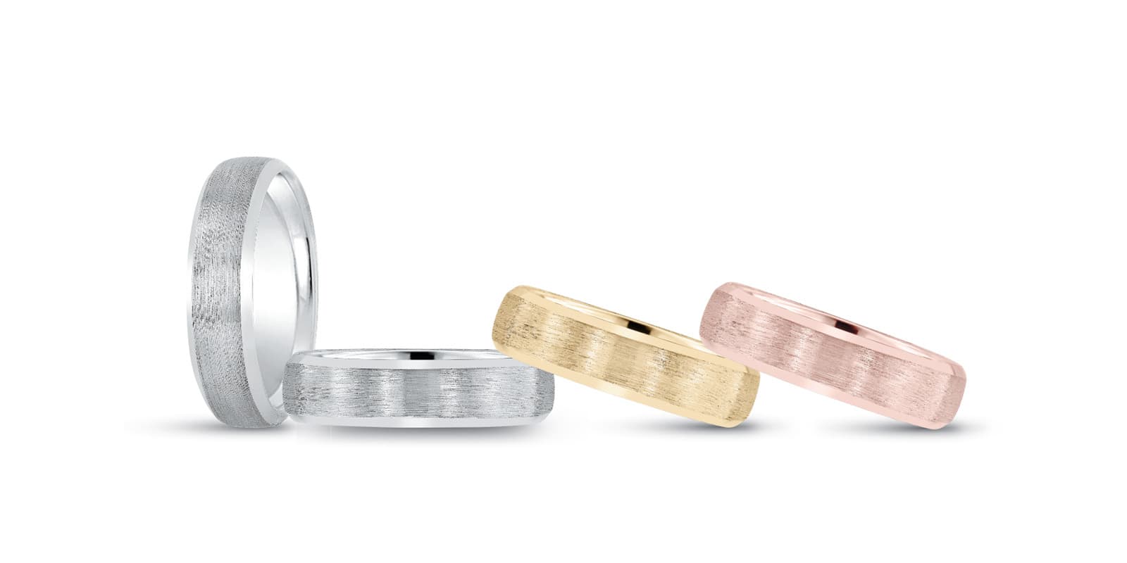 6Mm Light Wt Mens Band — 6MM — White Gold