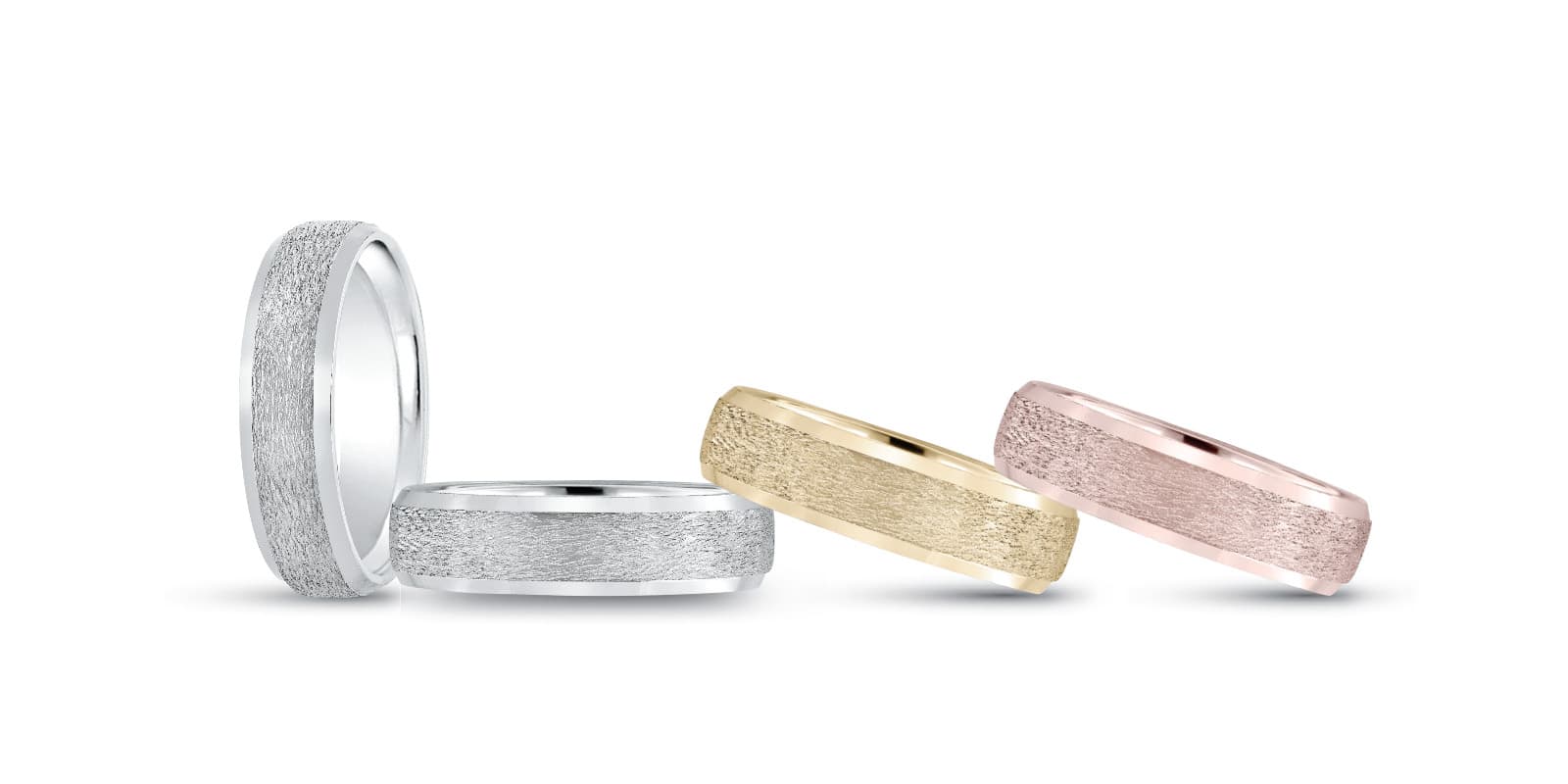 5Mm Heavy Wt Mens Band — 5MM — White Gold