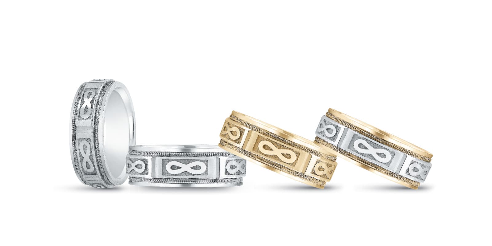 7Mm Heavy Wt Mens Band — 7MM — White Gold