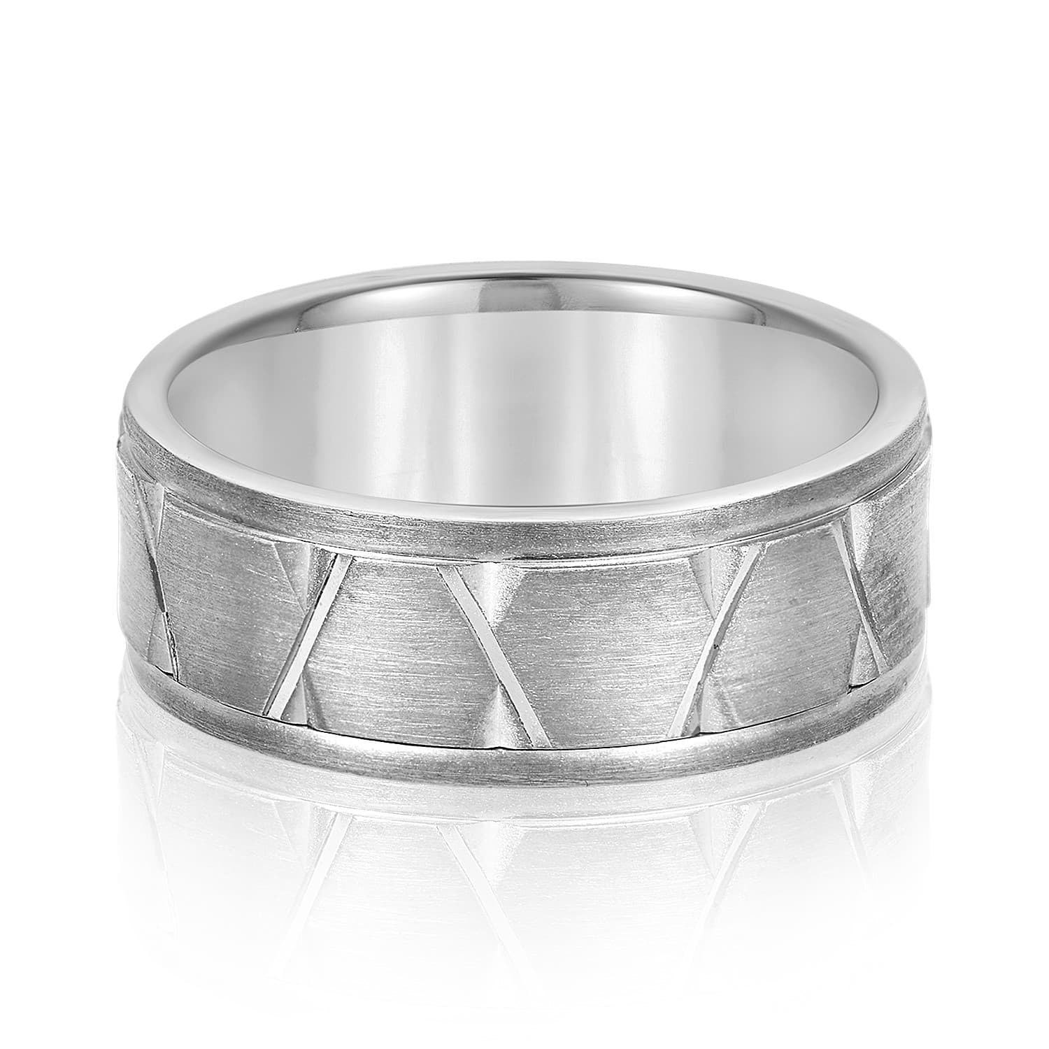 8Mm Heavy Wt Mens Band — 8MM — View 1