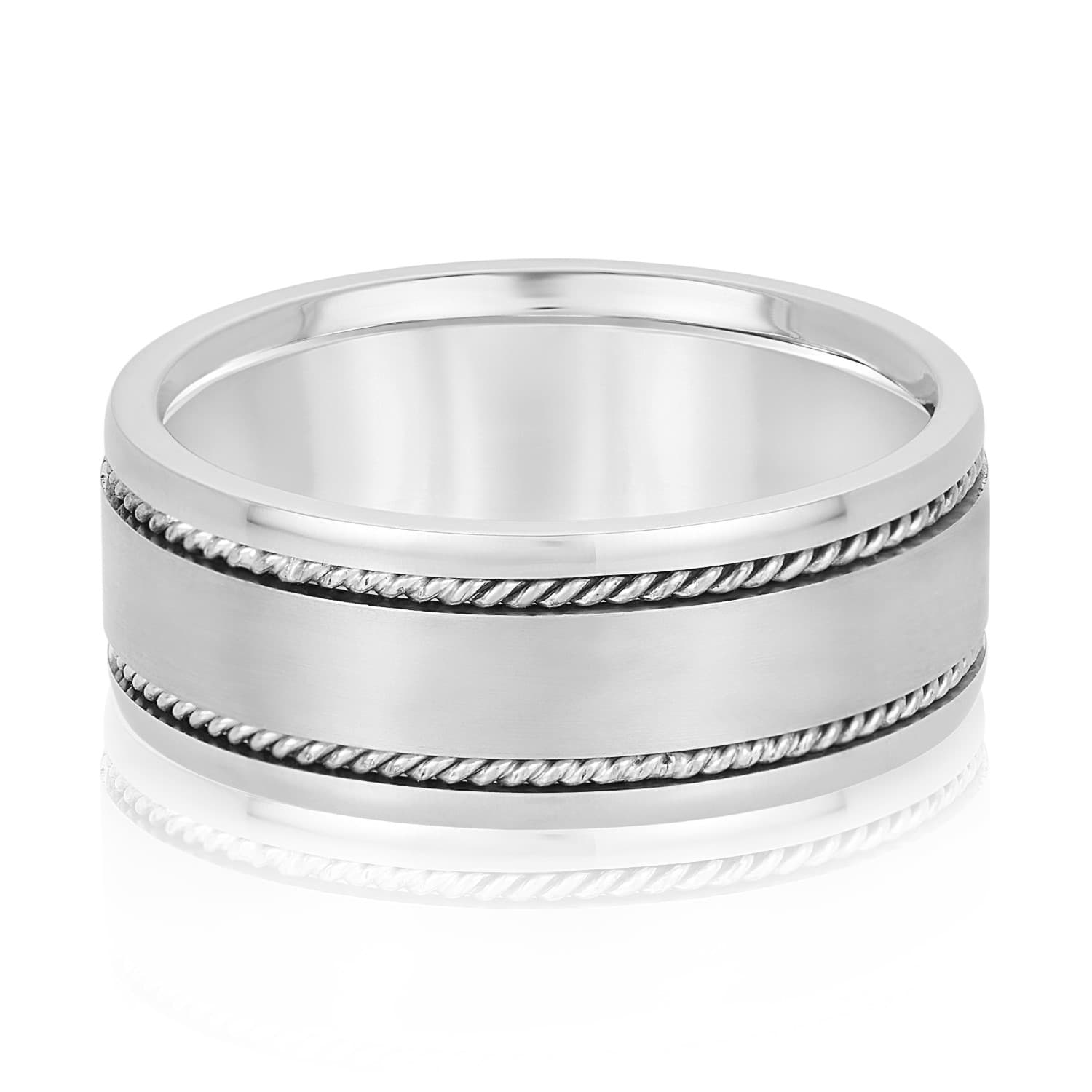 8Mm Heavy Wt Mens Band — 8MM — View 1