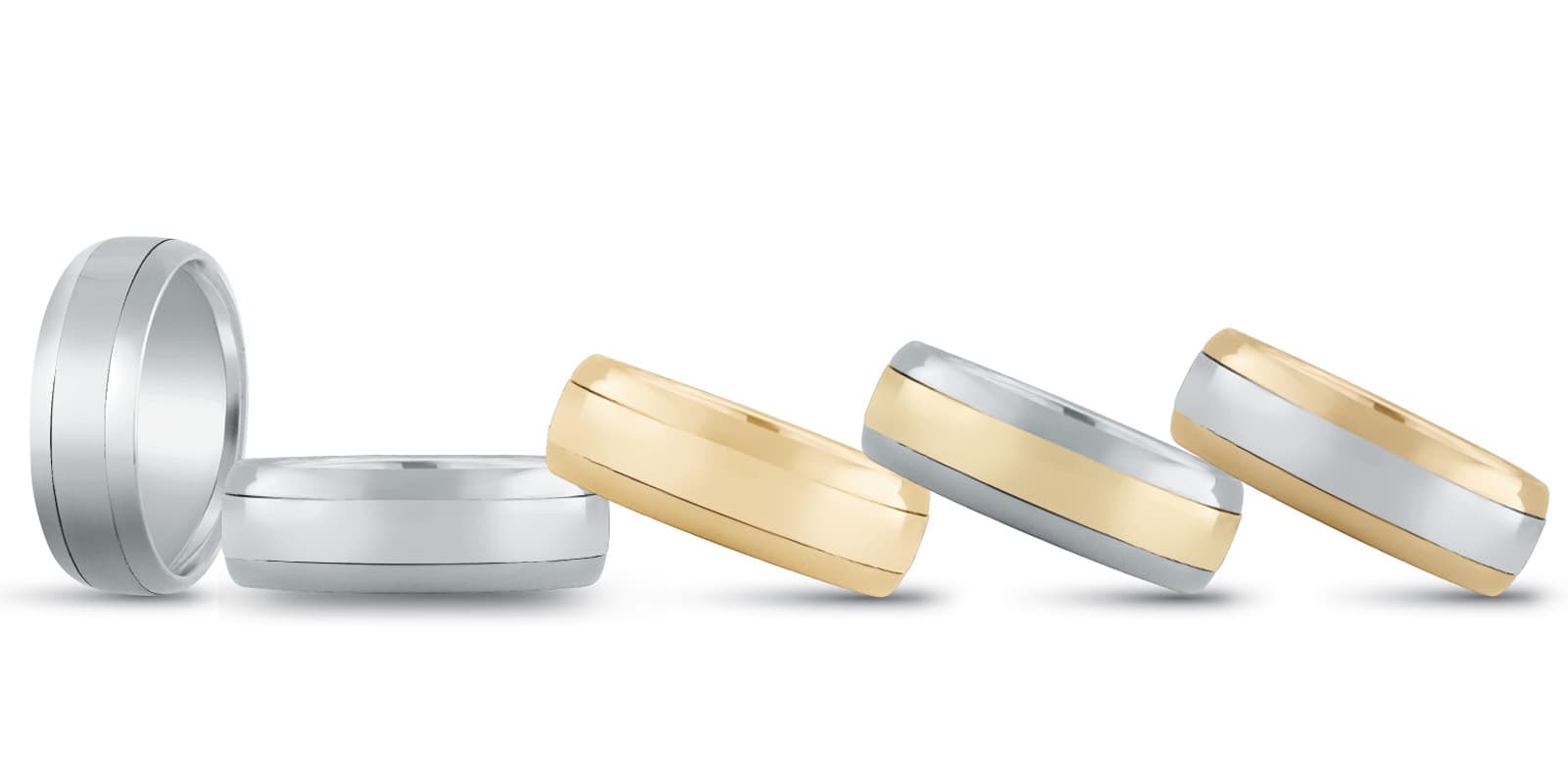 7Mm Heavy Wt Mens Band — TT — White Gold