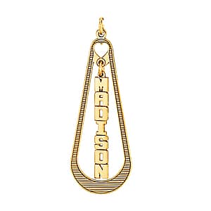 Bold Font Vertical Pendant — View 1