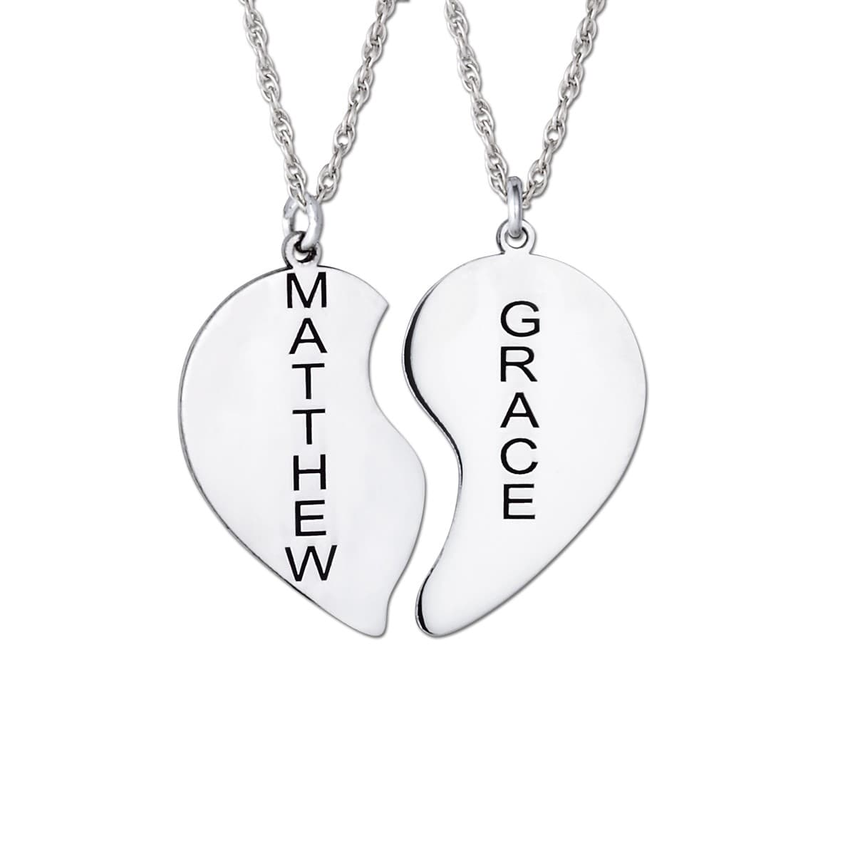 Couples Heart Pendant — View 1