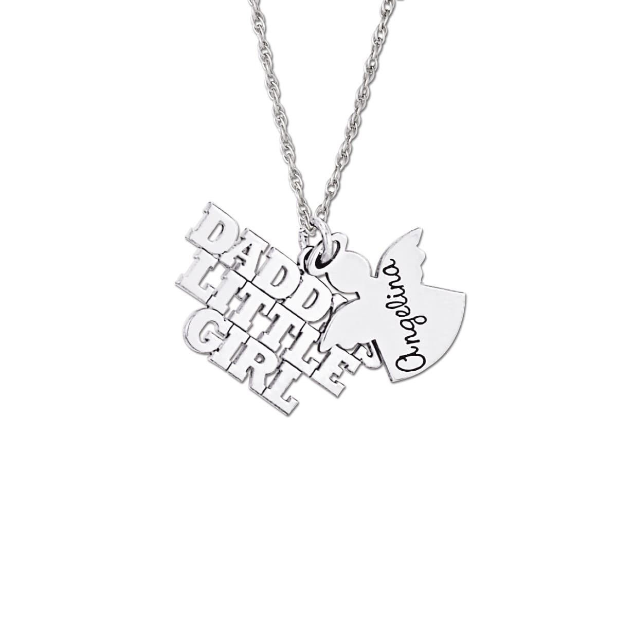 Personalized Pendant — White Gold
