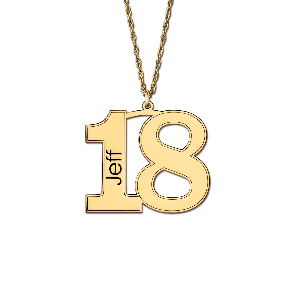 Number Namplate — View 1