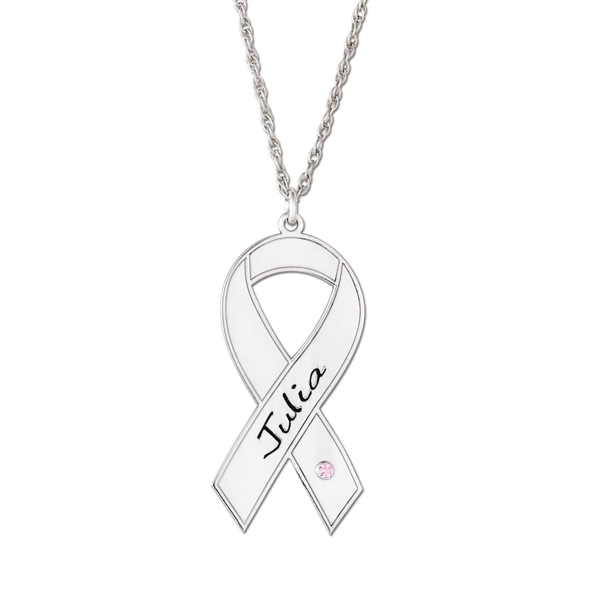 Breast Cancer Ribbon — View 1