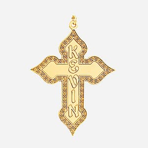 Engraved Cross — View 1
