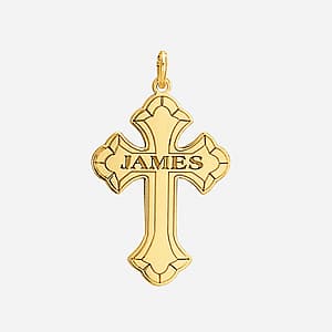 Engraved Cross — View 1