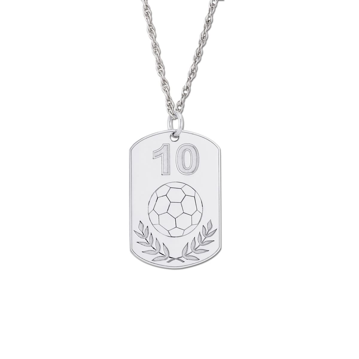 Soccer Dog Tag — View 1