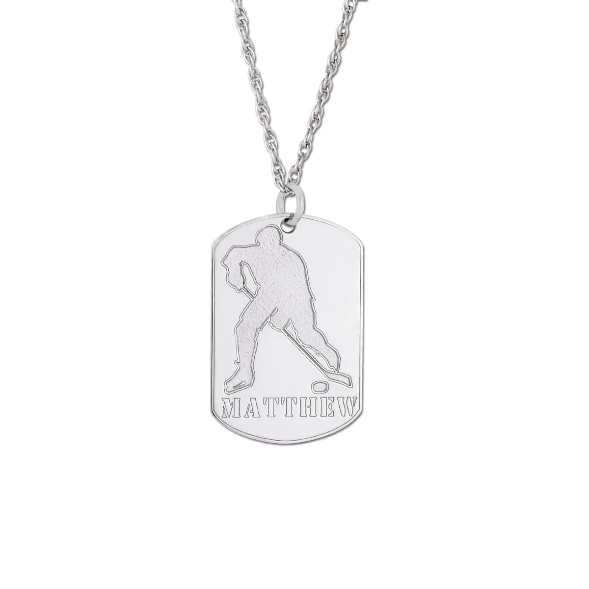 Hockey Player Tag — View 1