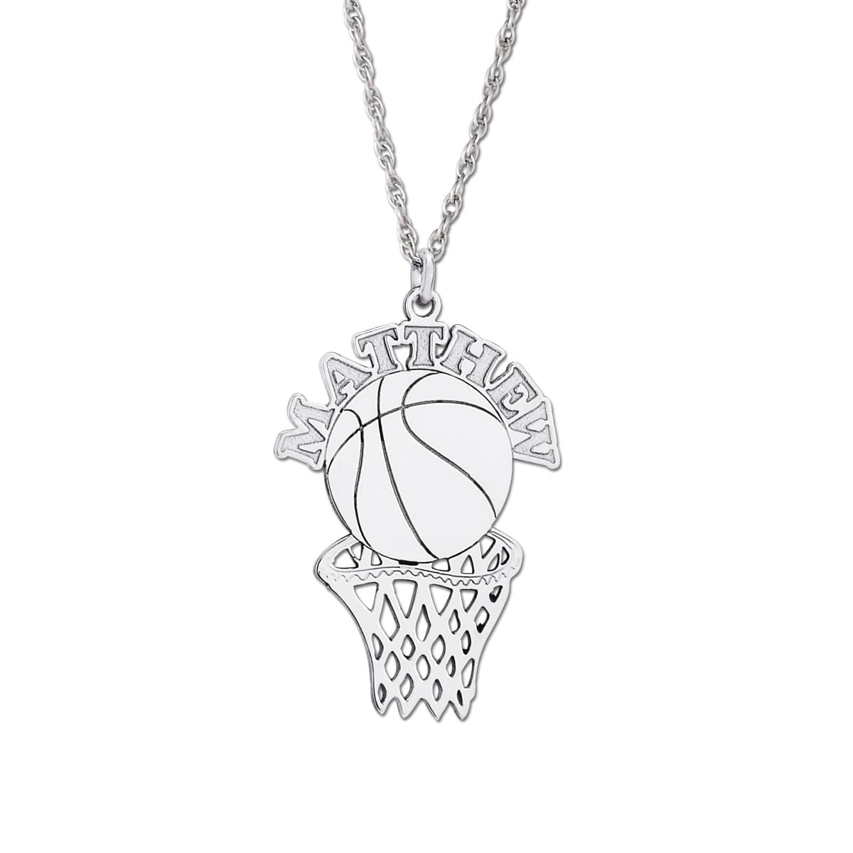 Basketball And Hoop — View 1