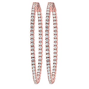 2045 50 mm Round Prong Set .01 Inside — White Gold