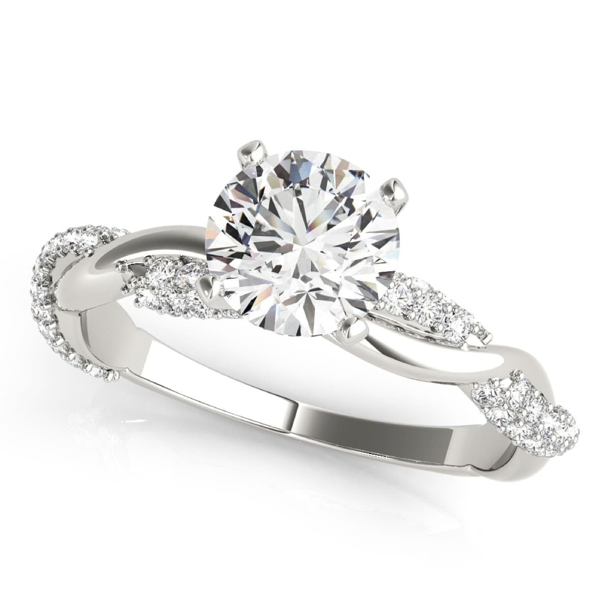 Twisted Engagement Ring — style 51119-E