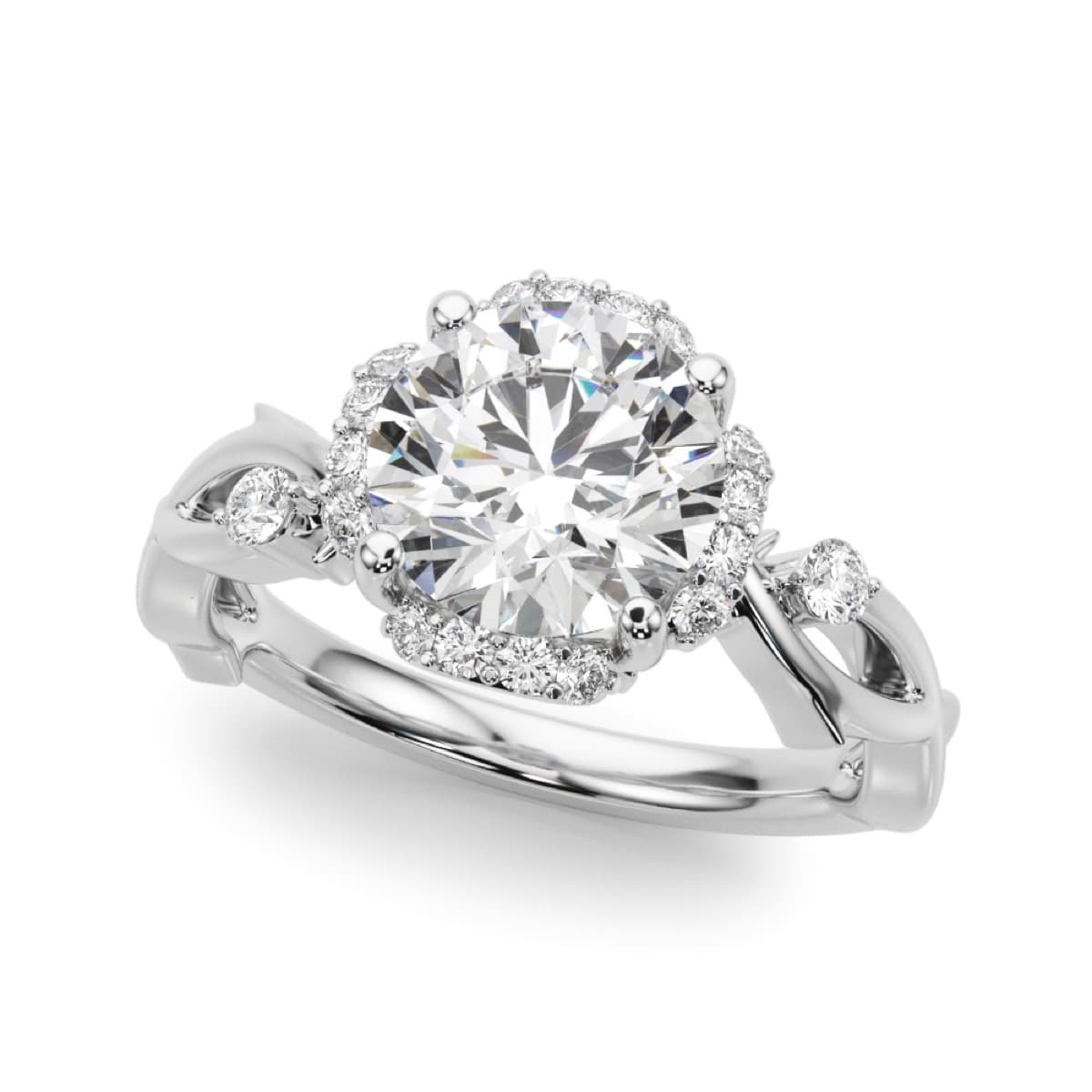 Twisted Shank Engagement Ring — style 51313-E-1