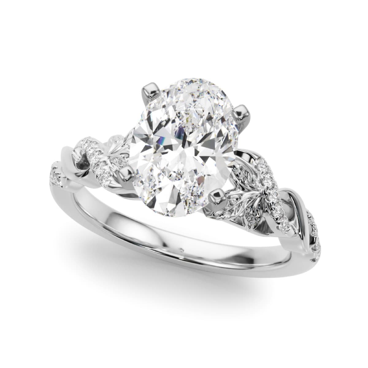 Engagement Oval Center — style 51356-E