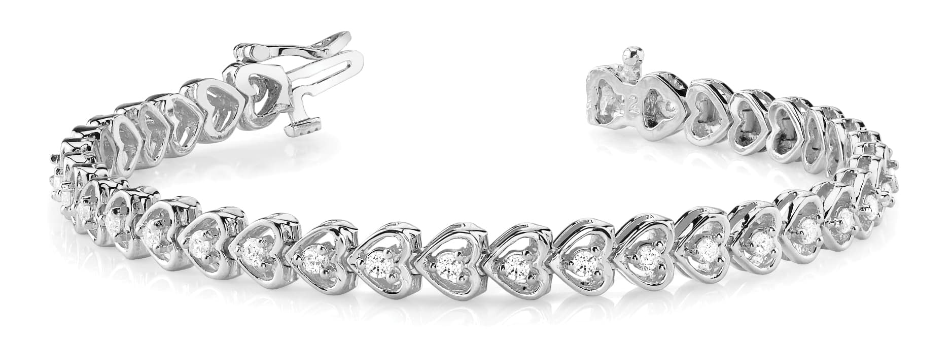 Bracelet — 2 ctw (2.6 mm) — White Gold
