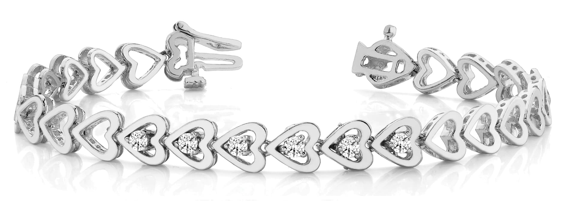Bracelet — .50 ctw (2.5 mm) — White Gold