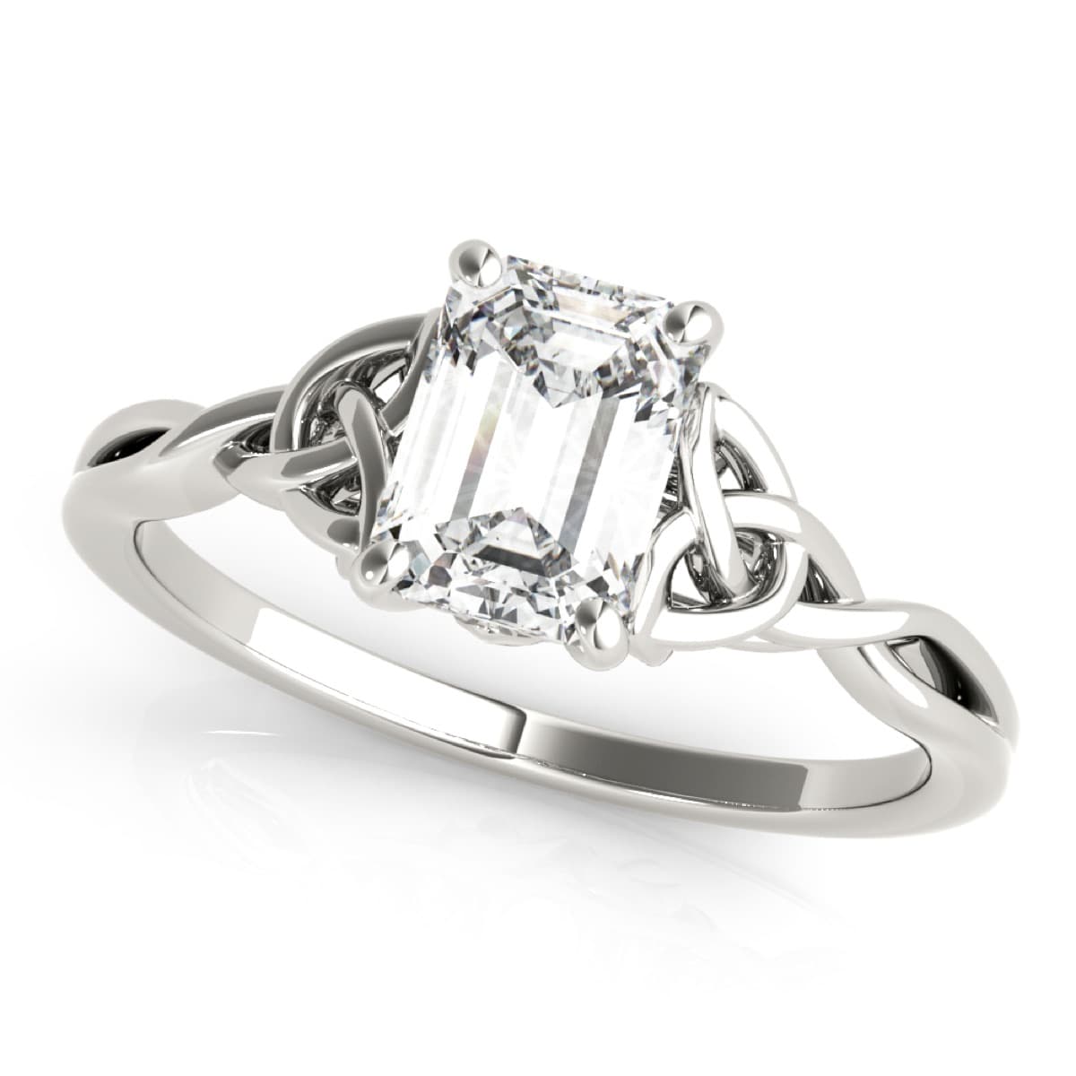 Emerald Cut Color Solitaire — style 85156-10X8