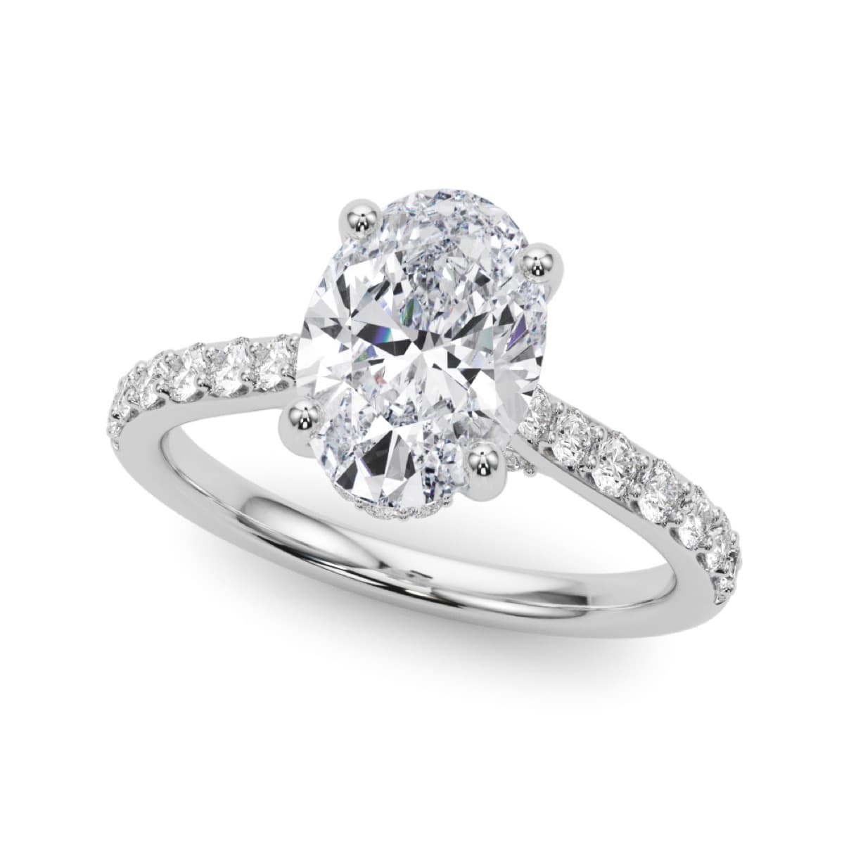 Engagement Rings Halo Round — style 85475-8X6