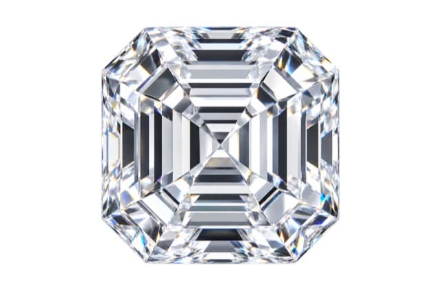 1.25 carat asscher diamond