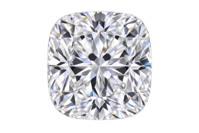 1.29 carat cushion diamond
