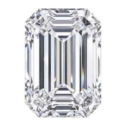 Emerald cut diamond