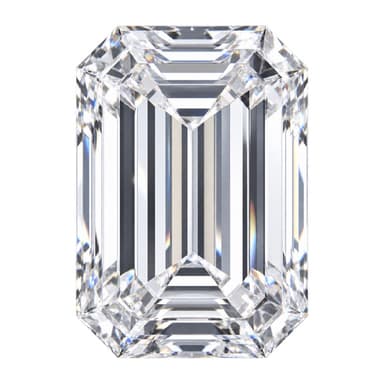 Emerald cut diamond