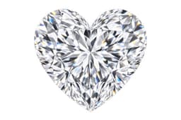 Heart cut diamond