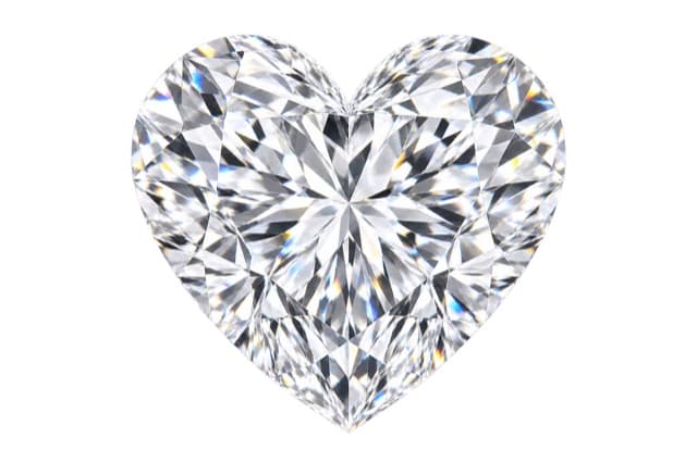 2.44 carat heart diamond