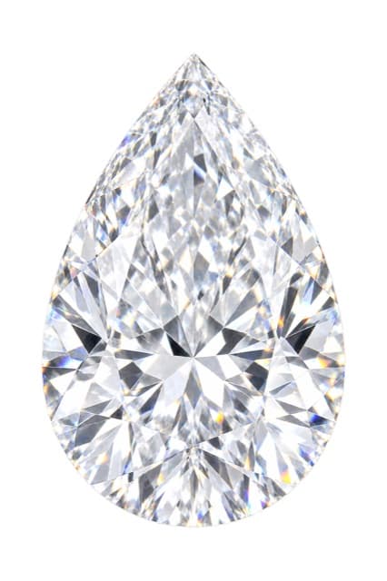 0.78 carat pear diamond