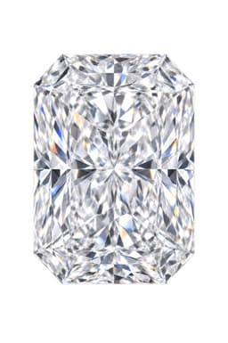 Radiant cut diamond