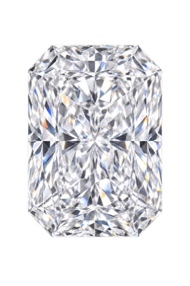 Radiant cut diamond
