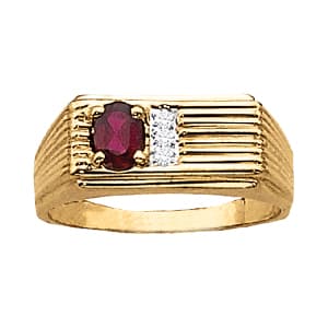 Men's Gemstone Ring — View 1