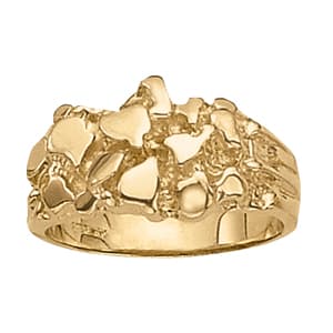 Men's Nugget Ring — View 1