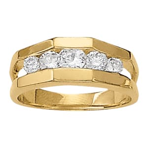Gents Ring Channel Bands — View 1